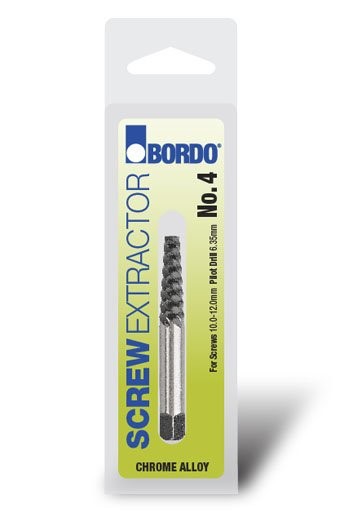 BORDO SCREW EXTRACTOR #1 (CARDED - PACK OF 1)